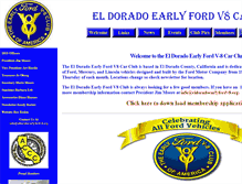 Tablet Screenshot of eldoradoearlyfordv8.org